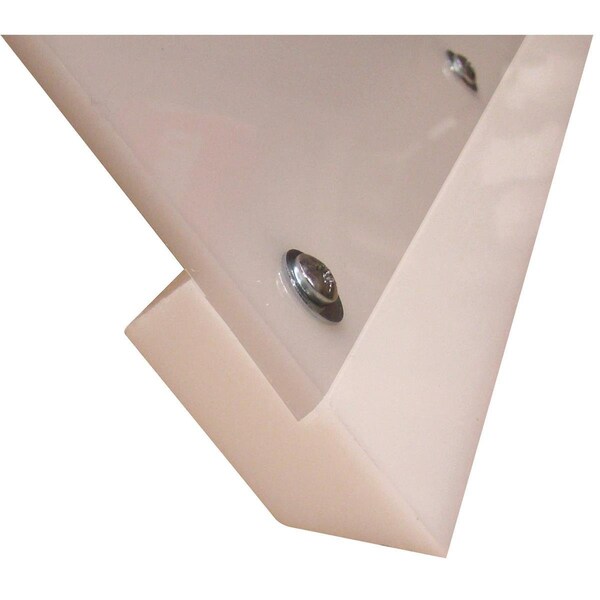 Manplow PROEGE32 Replacement EZ Glide Edge For PRO32 Snowplow - 32 Inch, HDPE Composite
